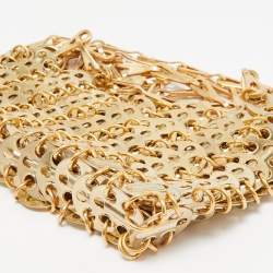 Paco Rabanne Gold Chain Link Metal Mini Crossbody Bag