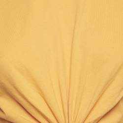 Paco Rabanne Orange Jersey Ruched T-Shirt S