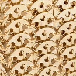 Pre Owned Paco Rabanne Gold Chain Link Metal Mini Crossbody Bag