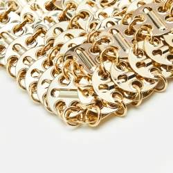 Pre Owned Paco Rabanne Gold Chain Link Metal Mini Crossbody Bag