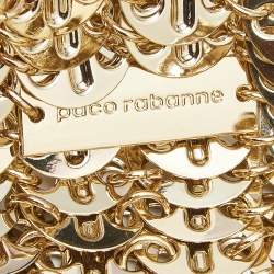 Pre Owned Paco Rabanne Gold Chain Link Metal Mini Crossbody Bag