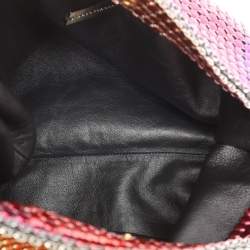 Pre Owned Paco Rabanne Multicolor Metallic Mesh Shoulder Bag