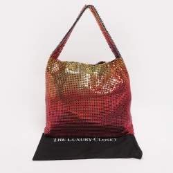 Pre Owned Paco Rabanne Multicolor Metallic Mesh Shoulder Bag