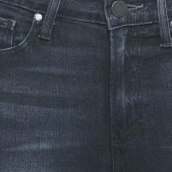 Pre Owned Paige Navy Blue Denim Hoxton Ultra Skinny Jeans M Waist 28"