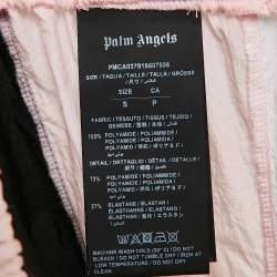 Palm Angels Pink Synthetic Paneled Trackpants S