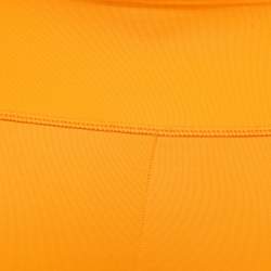 Palm Angels Orange Side Stripe Jersey Leggings S