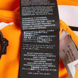 Palm Angels Orange Side Stripe Jersey Leggings S