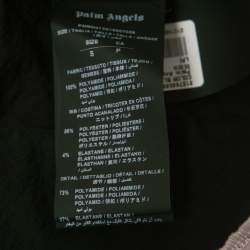Palm Angels Black/Pink Colorblock Nylon Track Jacket S
