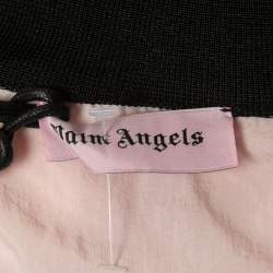 Palm Angels Black/Pink Colorblock Nylon Track Jacket S