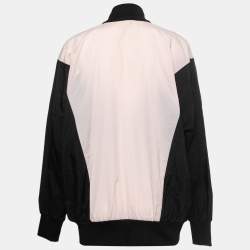 Palm Angels Black/Pink Colorblock Nylon Track Jacket S