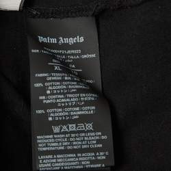 Pre Owned Palm Angels Black Pa Bear Cotton Classic T-Shirt XL