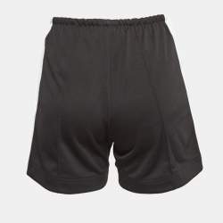 Pre Owned Palm Angels Black Side-Strip Jersey Short XS