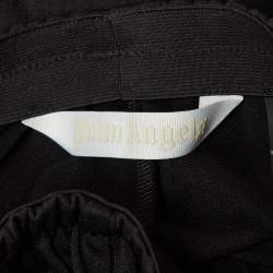 Pre Owned Palm Angels Black Side-Strip Jersey Short XS