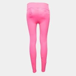 Palm Angels Fuchsia Pink Jersey Palm Cut-Out Detail Track Leggings S