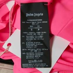 Palm Angels Fuchsia Pink Jersey Palm Cut-Out Detail Track Leggings S