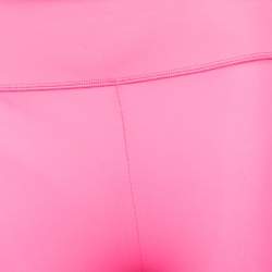 Palm Angels Fuchsia Pink Jersey Palm Cut-Out Detail Track Leggings S