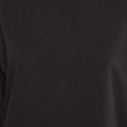 Palm Angels Black Logo Print Cotton Crew Neck Oversized T-Shirt M