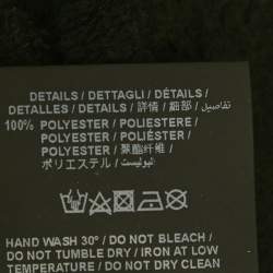 مملوكة مسبقًا Palm Angels Black Printed Cotton Hoodie L