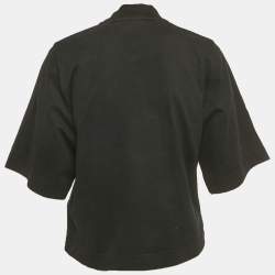 مملوكة مسب قًا Palm Angels Black Teddy Print Jersey  Crop T-Shirt M