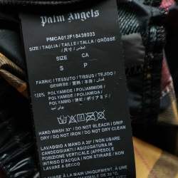 Palm Angels Multicolored Checkered Synthetic Pants S