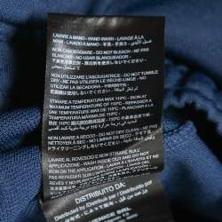 Palm Angels Blue Jersey Side Stripe Track Pants XXS