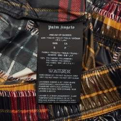 Palm Angels Multicolor Checkered Nylon Straight Pants S