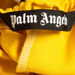 Palm Angels Yellow Synthetic Track Pants L