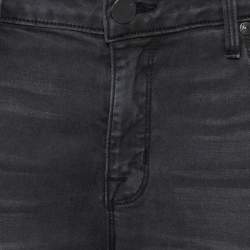 Parker Smith Dark Grey Denim Distressed Skinny Jeans M