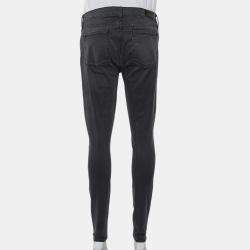 Parker Smith Dark Grey Denim Distressed Skinny Jeans M
