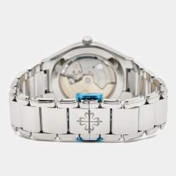 Patek Philippe Blue Stainless Steel Diamond Twenty-4 7300/1200A-001 Women's Wristwatch 36 mm