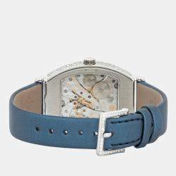 Patek Philippe Silver 18k White Gold Gondolo Manual Winding Women's Wristwatch 29 mm
