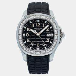 Patek Philippe Aquanaut 5267/200A-001 Quartz Black Stainless Steel Women's Wristwatch 38 mm
