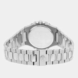 Pre Owned Patek Philippe Nautilus 3900/1 Quartz Silver Stainless Steel Women's Wristwatch 33 mm