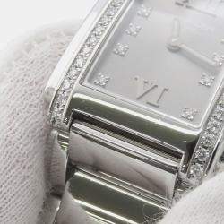 Pre Owned Patek Philippe Twenty-4 4910/10A-010 Quartz Gray Stainless Steel Women’s Wristwatch 25 mm