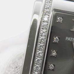 Pre Owned Patek Philippe Twenty-4 4910/10A-010 Quartz Gray Stainless Steel Women’s Wristwatch 25 mm