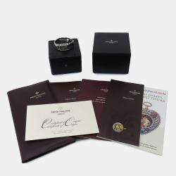 Pre Owned Patek Philippe Twenty-4 4910/10A-010 Quartz Gray Stainless Steel Women’s Wristwatch 25 mm