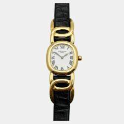 Pre Owned Patek Philippe Golden Ellipse 4830J Quartz 18K Yellow Gold Women's Wristwatch 27 mm