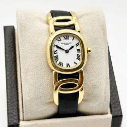 Pre Owned Patek Philippe Golden Ellipse 4830J Quartz 18K Yellow Gold Women's Wristwatch 27 mm
