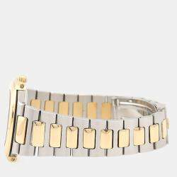 مملوكة مسبقًا Patek Philippe Nautilus 3900/1 Automatic Black 18K Yellow Gold Stainless Steel Men's Wristwatch 33mm