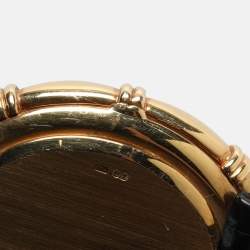 Pre Owned باتيك فيليب إلبسي 4286 ذهب أصفر 18 قيراط مع ماس ساعة يد نسائية 26 ملم