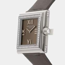 مملوكة مسبقًا ساعة باتيك فيليب جوندو لو 4868G-001 كوارتز مستعملة 28 مم x 28 مم