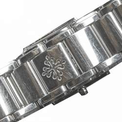 Patek Philippe Grey Stainless Steel Diamond Twenty-4 4910/10A-010 Women's Wristwatch 25 mm