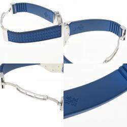 Patek Philippe Blue Stainless Steel Aquanaut 4960A-001 Quartz Women's Wristwatch 28 mm