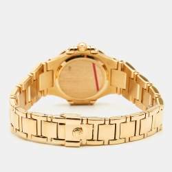 Pre Owned Patek Philippe Champagne 18k Yellow Gold Nautilus 4700/51 Women's Wristwatch 27 mm