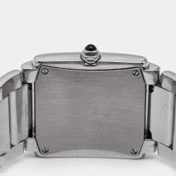 Pre Owned Patek Philippe Grey Stainless Steel Diamonds Twenty-4 4910/10A-010 Women's Wristwatch 25 mm