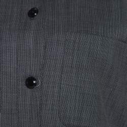 Paul and Joe Vintage Dark Grey Wool Dropped Armhole Buttoned Tunic S