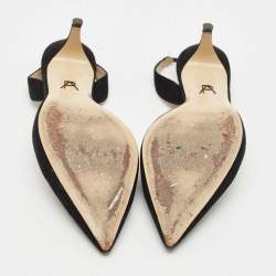 Paul Andrew Black Suede Slingback Pumps Size 40