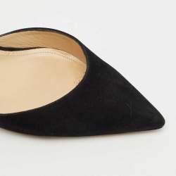 Paul Andrew Black Suede Slingback Pumps Size 40