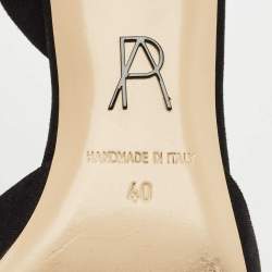Paul Andrew Black Suede Slingback Pumps Size 40