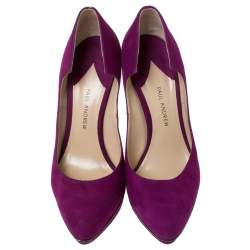 Paul Andrew Purple Suede Manhattan Pumps Size 36